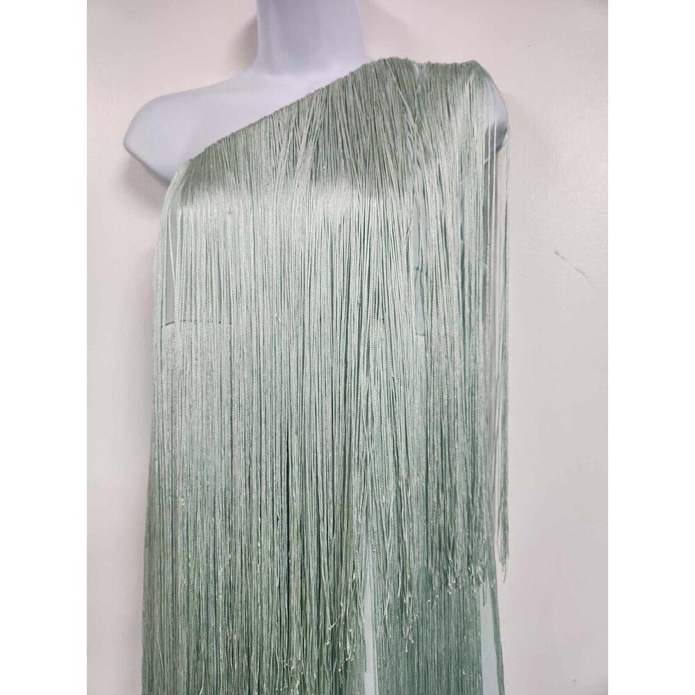 NWT Anthropologie Hutch One-Shoulder Fringed Mini Dress Size Xs - Picture 6 of 10